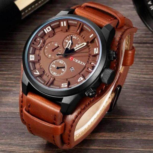 RELOJ CURREN - MARRON