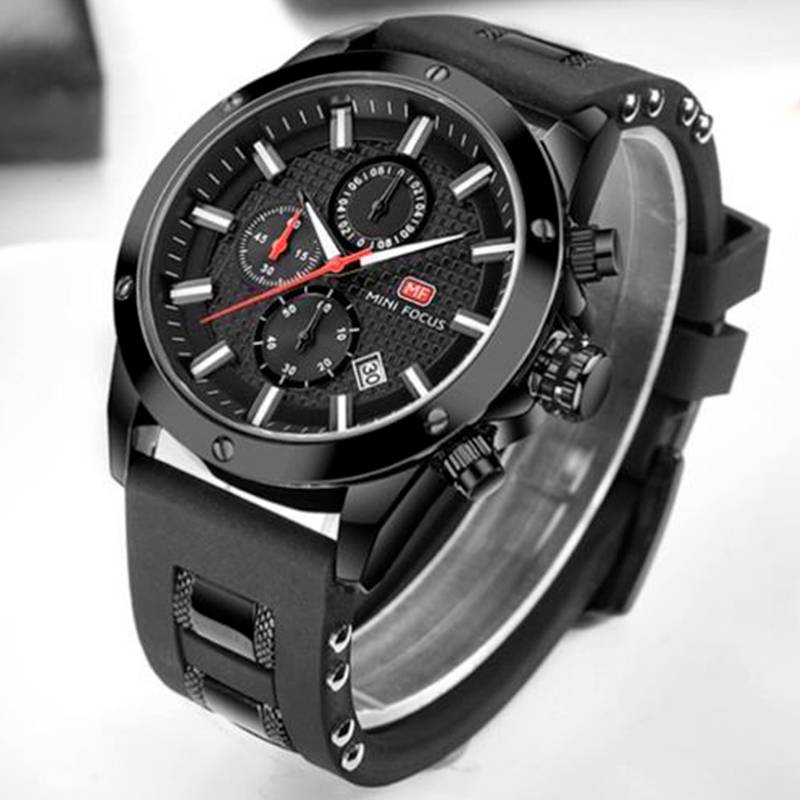 RELOJ MINIFOCUS - NEGRO