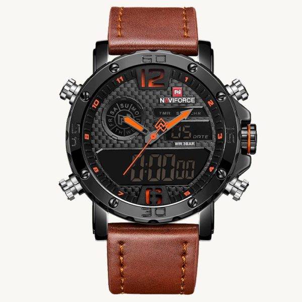 RELOJ NAVIFORCE - MARRON DE CUERO PARA HOMBRE