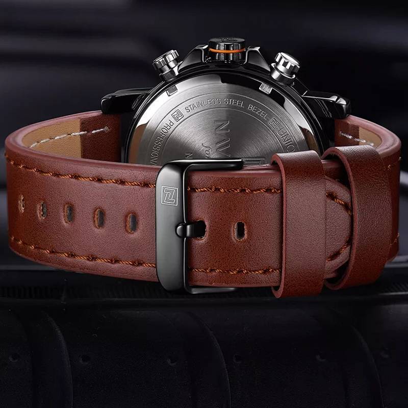 RELOJ NAVIFORCE - MARRON DE CUERO PARA HOMBRE