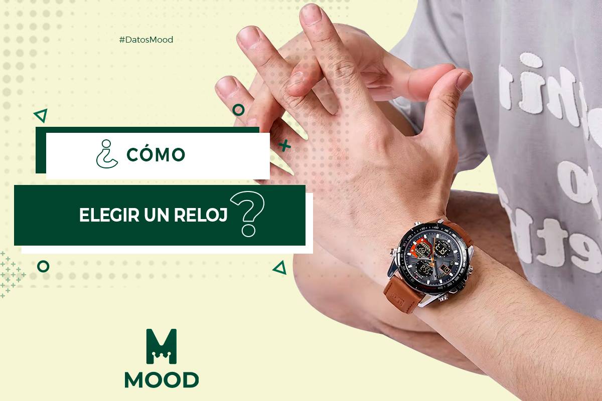 reloj marron con correa de cuero