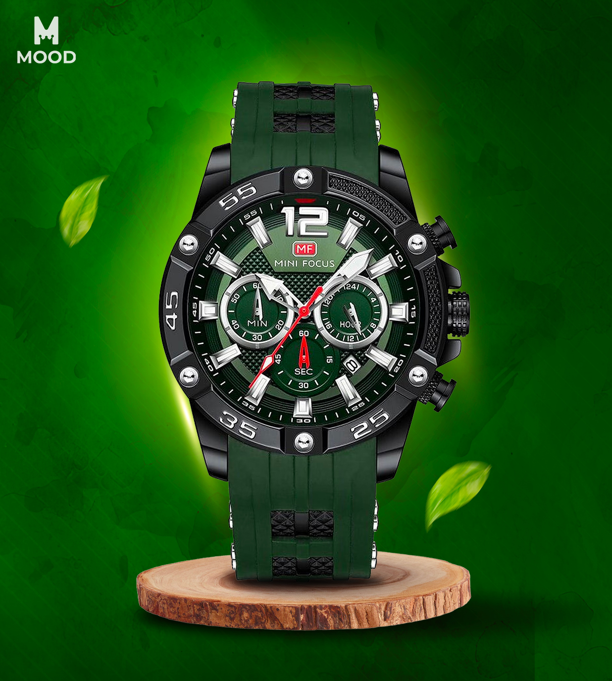 reloj minifocus verde