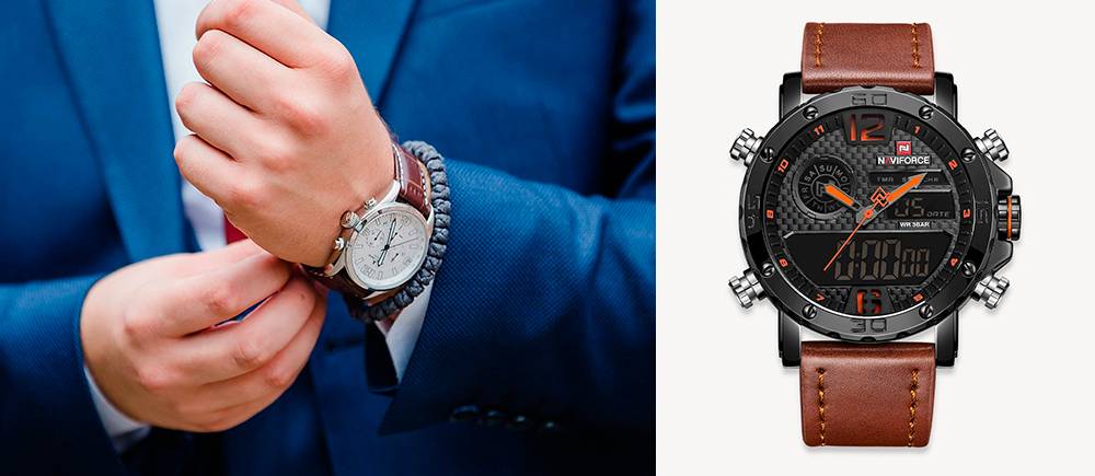 reloj para terno azul