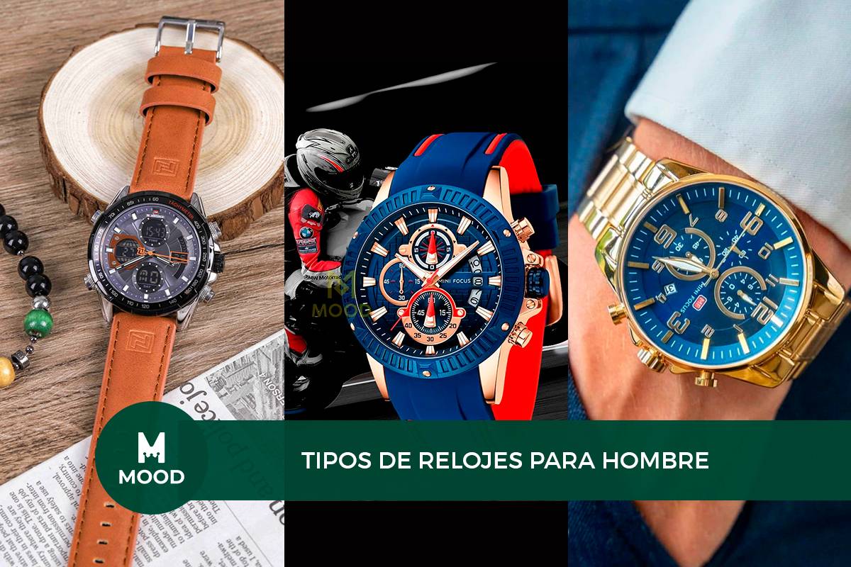 tipos de relojes para hombre