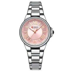 RELOJ CURREN PARA MUJER PLATA ROSA