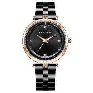 reloj negro para mujer
