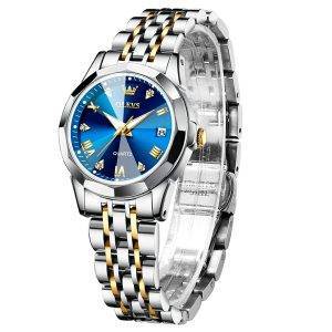 RELOJ OLEVS PLATA PARA MUJER